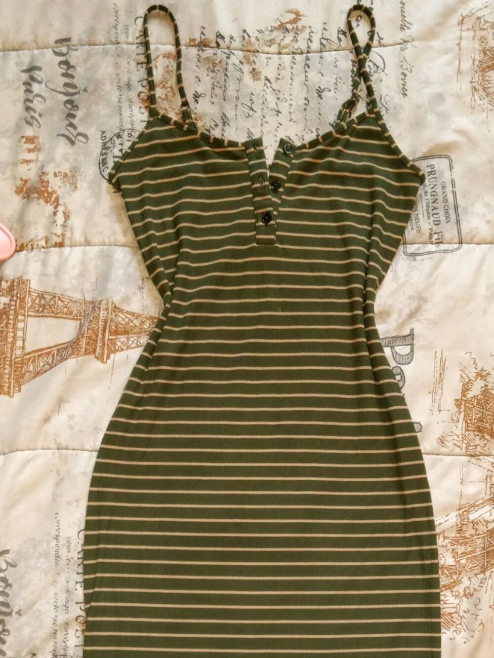 S Stripe Maxi Dress